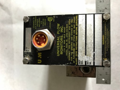 UFM GDN-1-5-G-S-O UNIVERSAL FLOW MONITOR B-H NO 1,GDN-1-5-G-S-O 75V 9-NGT,EO - Picture 7 of 9