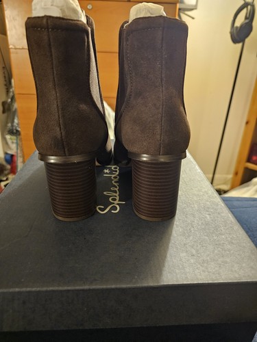 Splendid FIRE! NIB! Marika Suede Bootie #SD2MAK30 in Chocolate. Sz 8 R2S!! - Picture 12 of 21