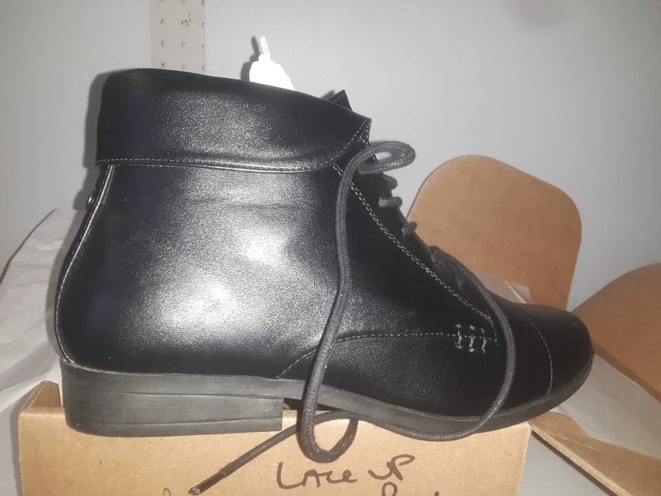 SUGAR Womens sz 8 m Ankle Boot Ladies Lace Up Bootie CUTE w/ Collar #00s - Image 2 of 3