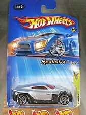 2005 Hot Wheels #12 First Editions Realistix 12/20 SYMBOLIC Silver-Black w/Pr5Sp