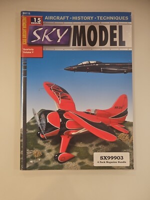 4 PACK BUNDLE of Sky Model Scale Aircraft Modeling issues NEW SEALED