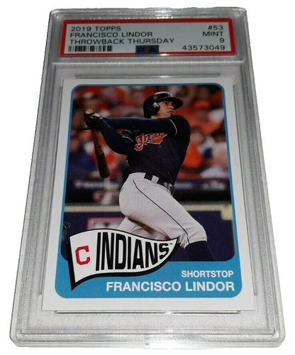Topps Francisco Lindor Baseball 2019 Season Sports Trading Cards & Accessories