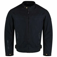 Vance Leather HMM1514B Motorcycle Jacket Enigma Wax Cotton Biker Scooter MCJ