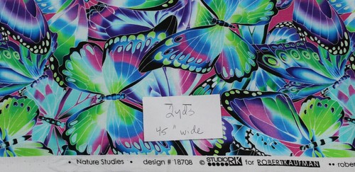 1 Yards of "Nature Studies" 100% Cotton Screen Print - Picture 2 of 2