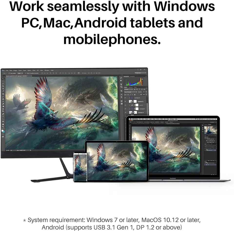 HUION KAMVAS PRO 16 Plus 4K UHD Graphics Drawing Tablet - Image 3 of 4
