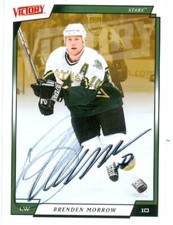 Brenden Morrow autographed Hockey Card (Dallas Stars) 2006 UD Victory #63