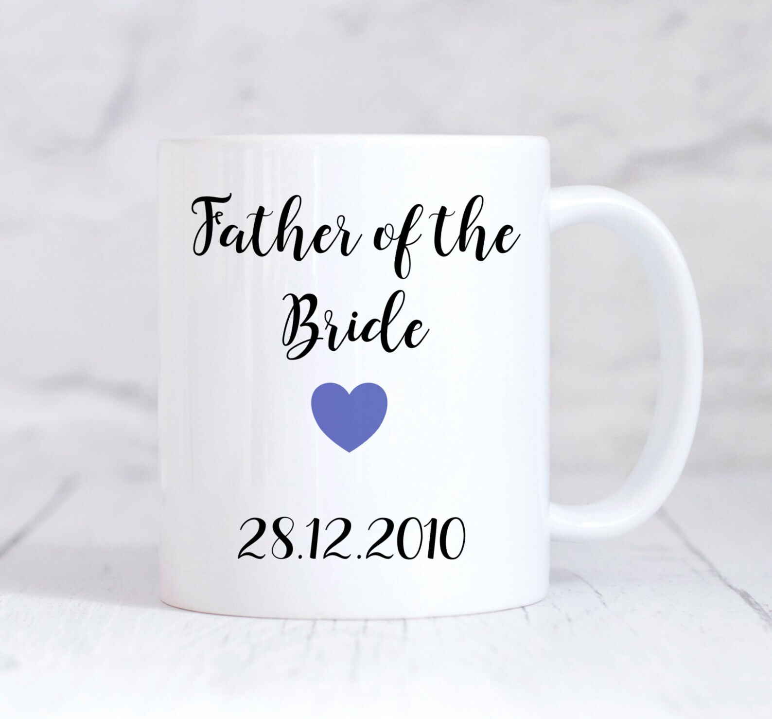 Father Of The Bride Mug Father Of Bride Gift Wedding Thank You Gift Personalised