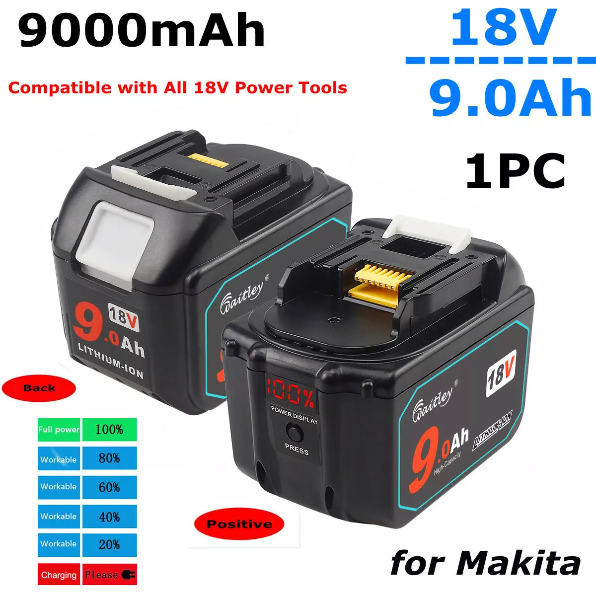 Makita 9.0 sale ah battery