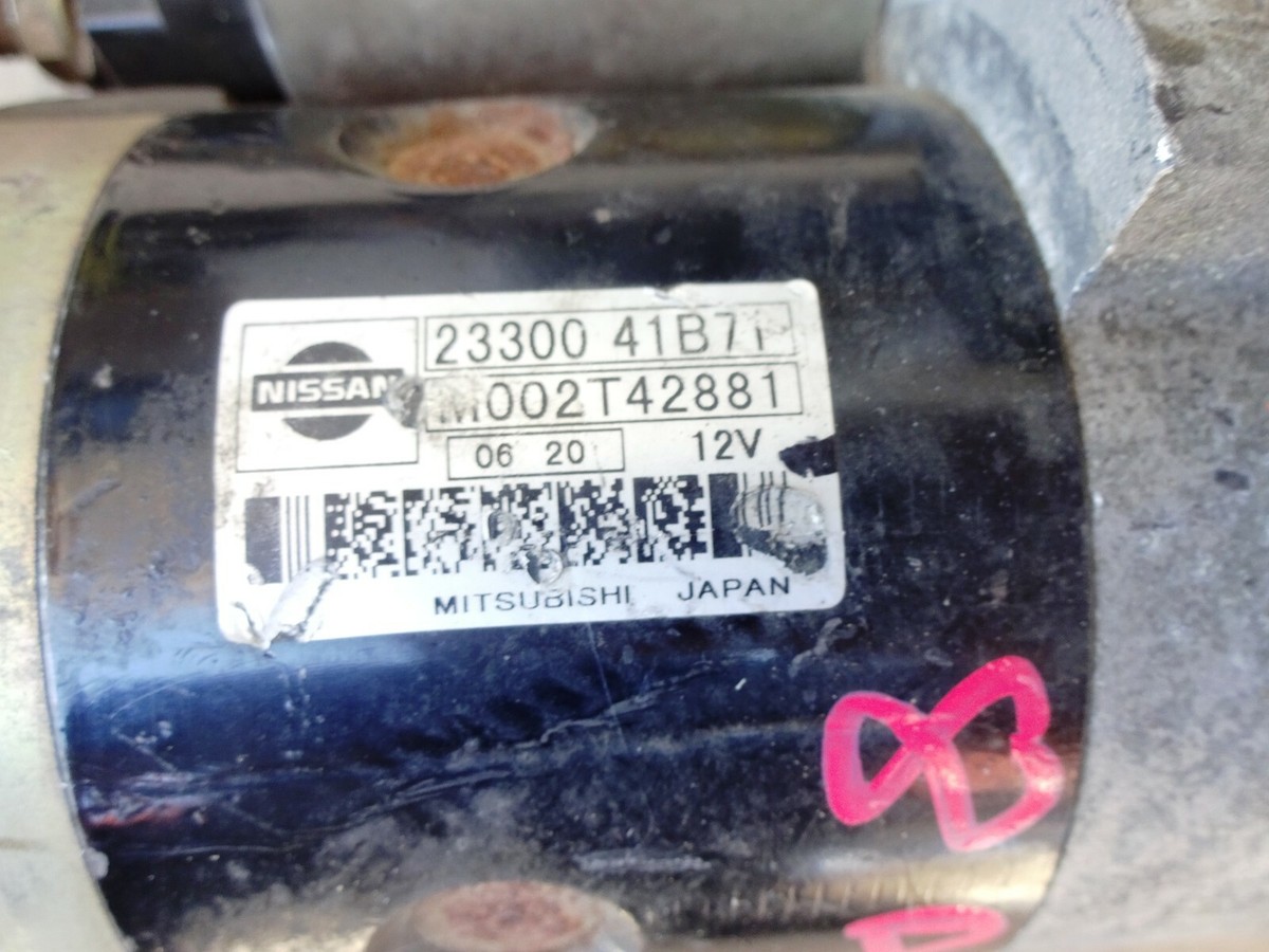 ニッサン クルー 2004 Nissan Cg13 OEM Engine Motor Starter Hydro Traxx 12v