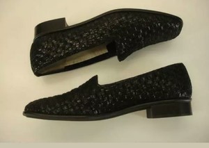 sesto meucci woven loafers