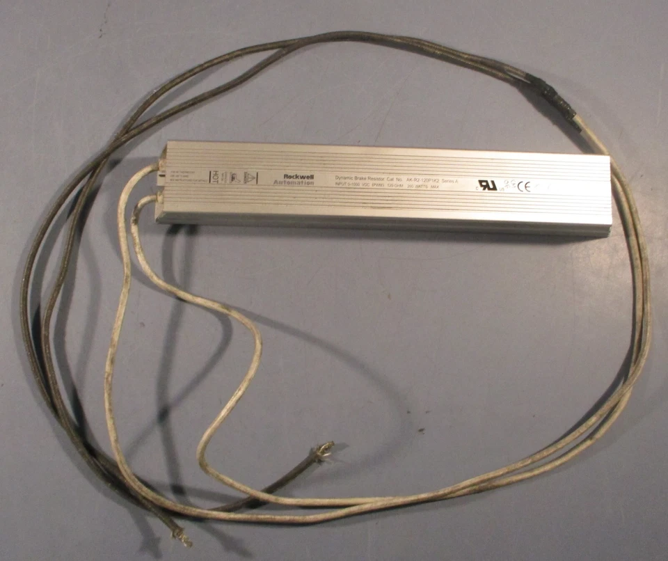 Resistencia de freno dinámica Rockwell Automation AK-R2-120P1K2 Ser A 0-1000VDC 120 OHM Foto 2 de 4