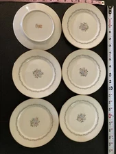 Lenox Christie Bread Plates 6.5 inches. Set of 6(six) Made in USA. Gently Loved