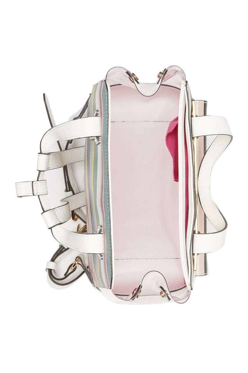 VINCE CAMUTO BOADI STRIPED CLEAR BACKPACK NEW Vince Camuto Boadi Backpack in Pink or Blue NWT | eBay main image 2