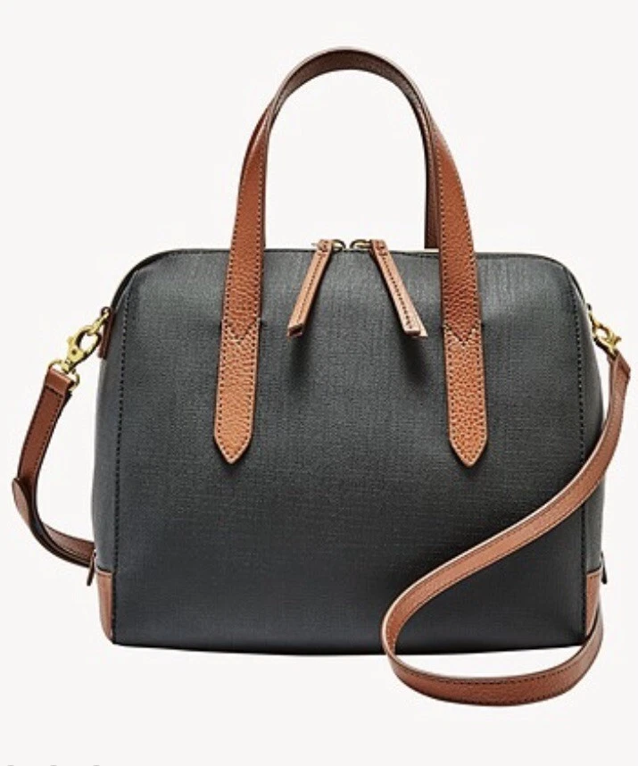 FOSSIL Sydney Satchel Black
