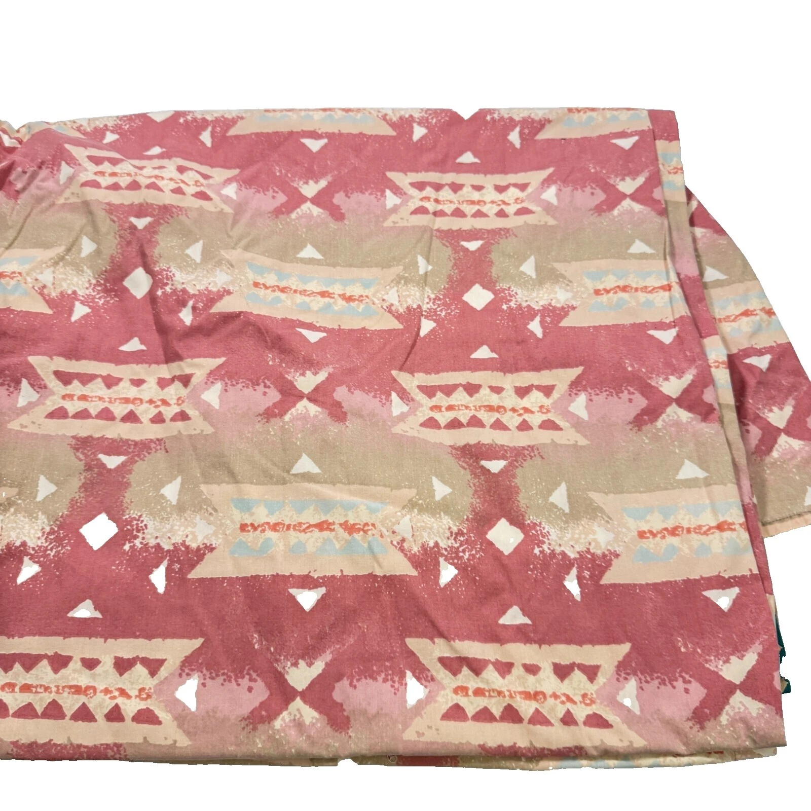 Mezcla de algodón sábanas abstracta hojas planas