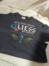 VTG Guess Products Single Stitch George Marciano T-shirt Made In USA OSFA