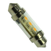 S+H Led-Soffitte 3 Smd Ø10Mmx37Mm Sockel S8 10-30 Volt 12 Volt Ac/Dc 0,9 Watt 45