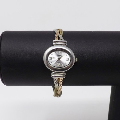Ladie's Gold, Silver & Copper Gramercy Quartz Woven Band Watch