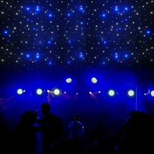 20x10FT DMX512 LED Star Stage Backdrop Curtain Background Starry Sky +Controller