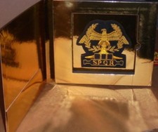 Roman Rome Caesar Pax Romana Empire Army War Legion Battle Shield Eagle Patch V