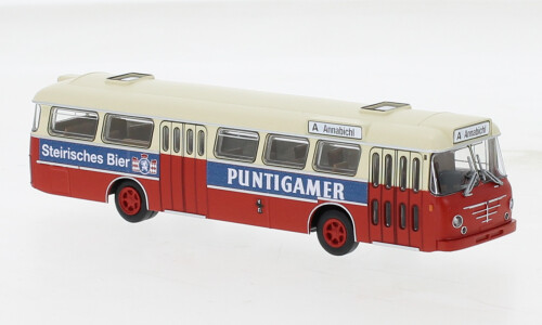 Brekina 59387 - 1/87 Büssing Senator 12 D, Klagenfurt - Puntigamer, 1962 - New