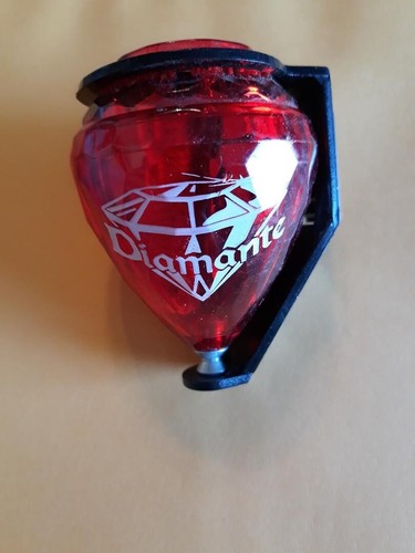 MEXICAN COMETA DIAMANTE PLASTIC SPINNING TOP (TROMPO) with Holder & (THREAD) - Picture 5 of 8