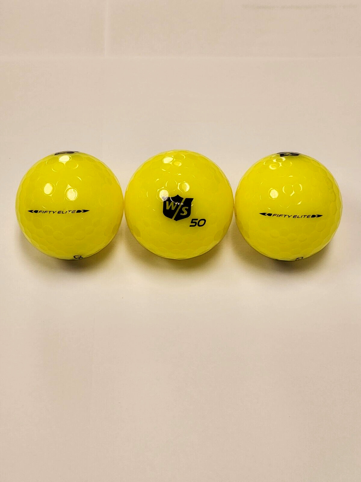 WILSON STAFF FIFTY ELITE - 3 DZ SPIN & DISTANCE YELLOW NEW B