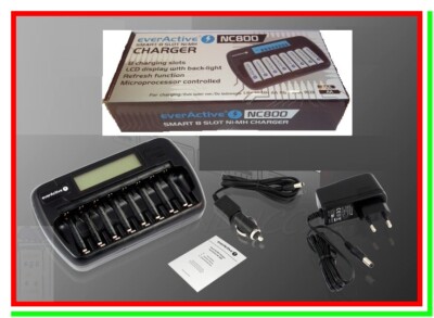 Caricabatterie Per Pile AA AAA 8 Slot - Schermo LCD E Ricarica Rapida USB - Foto 10