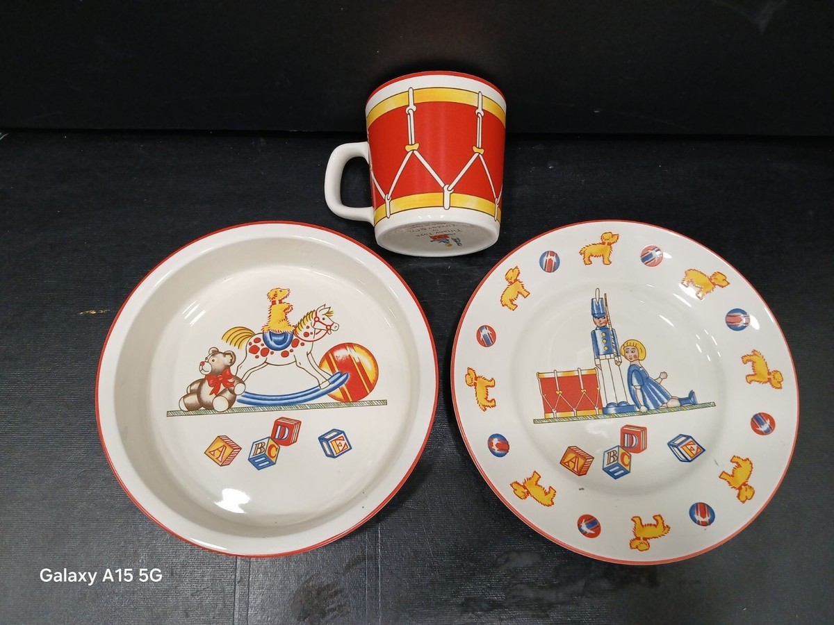 Tiffany Toys By Tiffany & Co. Child's 3 Piece Dish Set - Plate