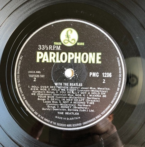 The Beatles - With The Beatles (VG+) UK 1963 MONO 1st Edition 5N/6N - PMC 1206 - Picture 10 of 11