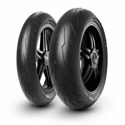Pirelli Diablo Rosso 4 IV 120 70 17 58W ZR 180 55 17 73W ZR Coppia Gomme Moto