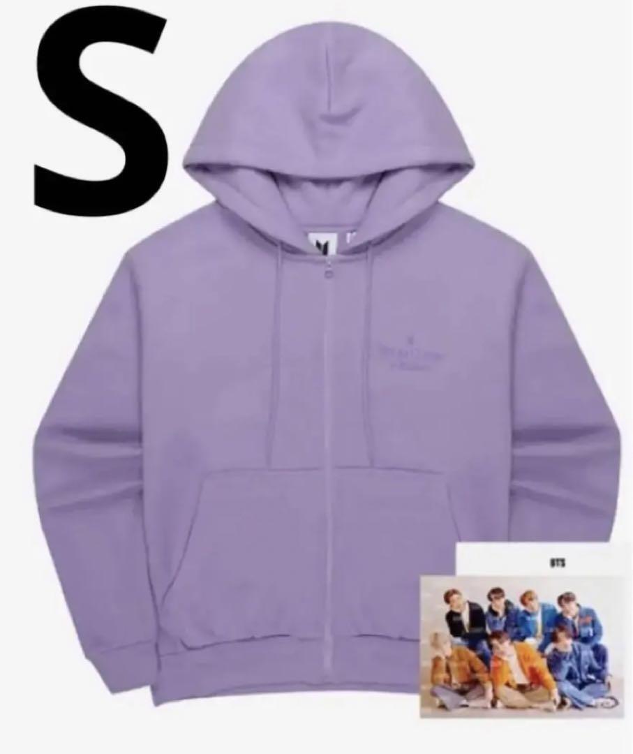 BTS Yet To Come In Busan Zip-UP Hoodie Purple Size S w BTS Yet To Come In Busan Zip-UP Hoodie Purple Size S w