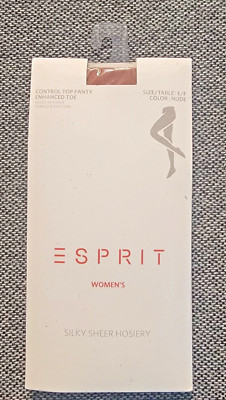 Vintage ESPRIT Silky Sheer Hosiery Control Top Panty E/F RARE FIND