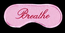 LIGHT PINK Satin BREATHE Sleep Eye Mask Blindfold Rest Nap Travel USA Seller