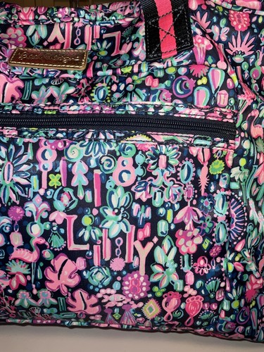 Lilly Pulitzer NWT Beale Weekender Bag Low Tide Navy Jewely - Picture 20 of 24