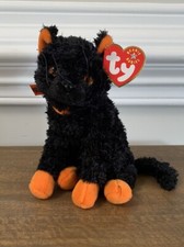 Ty Beanie Babies Fraidy Black Cat Halloween Plush Stuffed BD 10/13/2000 6