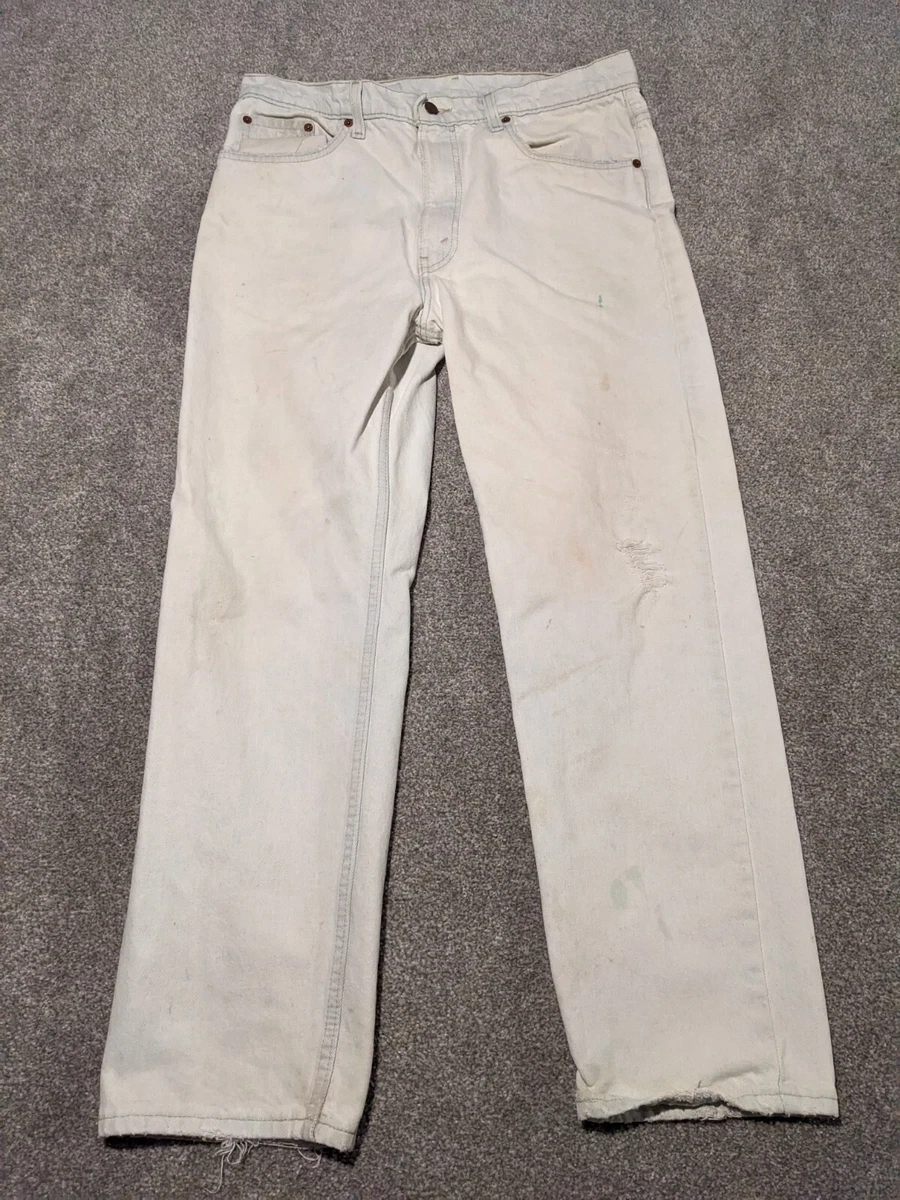 levis jeans white 505 products for sale | eBay