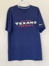 Houston Texans Nike NFL OnField Apparel Dri-Fit Short Sleeve Shirt Men's Large
