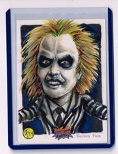 2014 ACEO Sketch Card BEETLEJUICE Original Artwork by Floyd