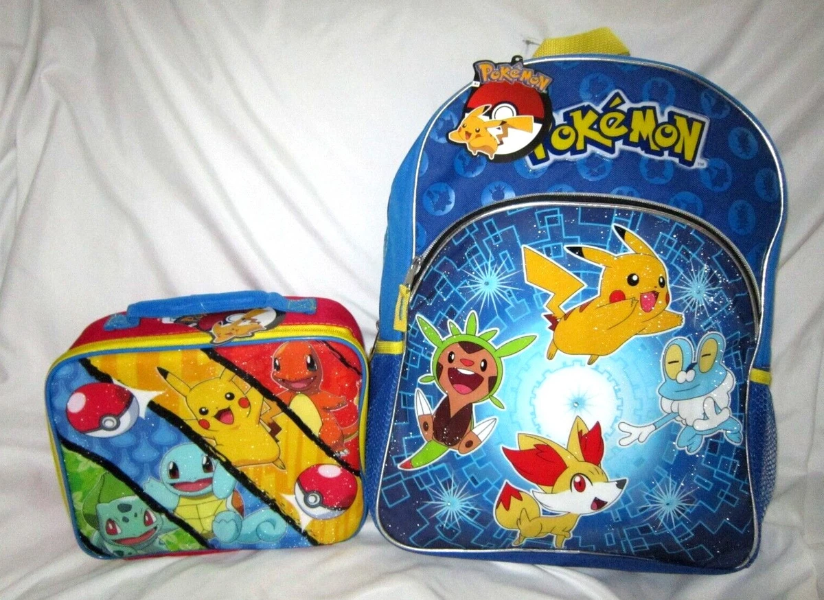 Pokemon Lunch Box Kids, Insulated Lunch Bag for School (Multi)