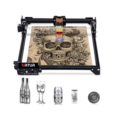 ORTUR Laser Master 2 S2 LU2-2, 24V Laser Engraver Machine, 0.06mm Fixed-Focus...