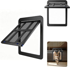 Cat Door For Screen Passage 8.3 x 10.3 Inches Magnetic Flap Auto Closing NEW