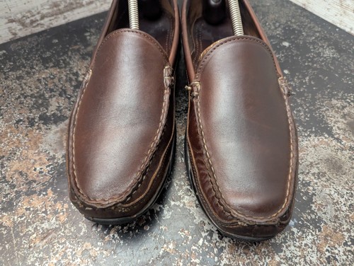 Mens Allen Edmonds Boulder Driving Loafers Sz 9.5 3E Extra Wide Used Read - Picture 4 of 17