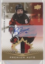 2021 Upper Deck Team Canada Juniors /199 Tier 1 Rebecca Johnston Patch Auto 05za
