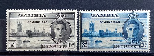 Gambia 1946 KGVI Victory Set MH PS294 | eBay