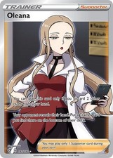 Pokemon Card TCG - Oleana 191 Full Art Ultra Rare Rebel Clash Near Mint on eBay