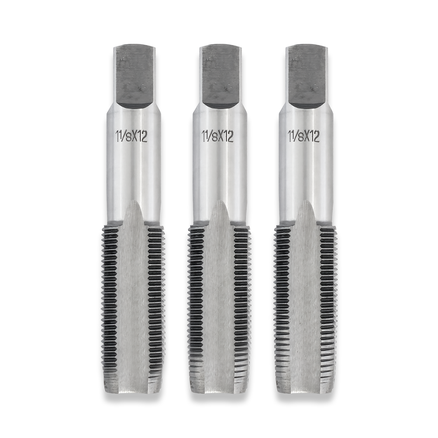 SET OF TAPS TO MAKE MYFORD TOOLING / 1 1/8″ X 12 BSW MYFORD THREAD RDGTOOLS