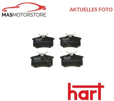 SATZ BREMSBELÄGE BREMSKLÖTZE HINTEN HART 215 227 H NEU OE QUALITÄT