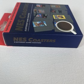 Nintendo NES Cartridge Retro 8 Count Drink Coasters Mario Donkey Kong & More