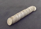 PRE 1964 DIME ROLL 50 U.S. COINS 90% SILVER 10¢ UNITED STATES MIXED MINT + DATE